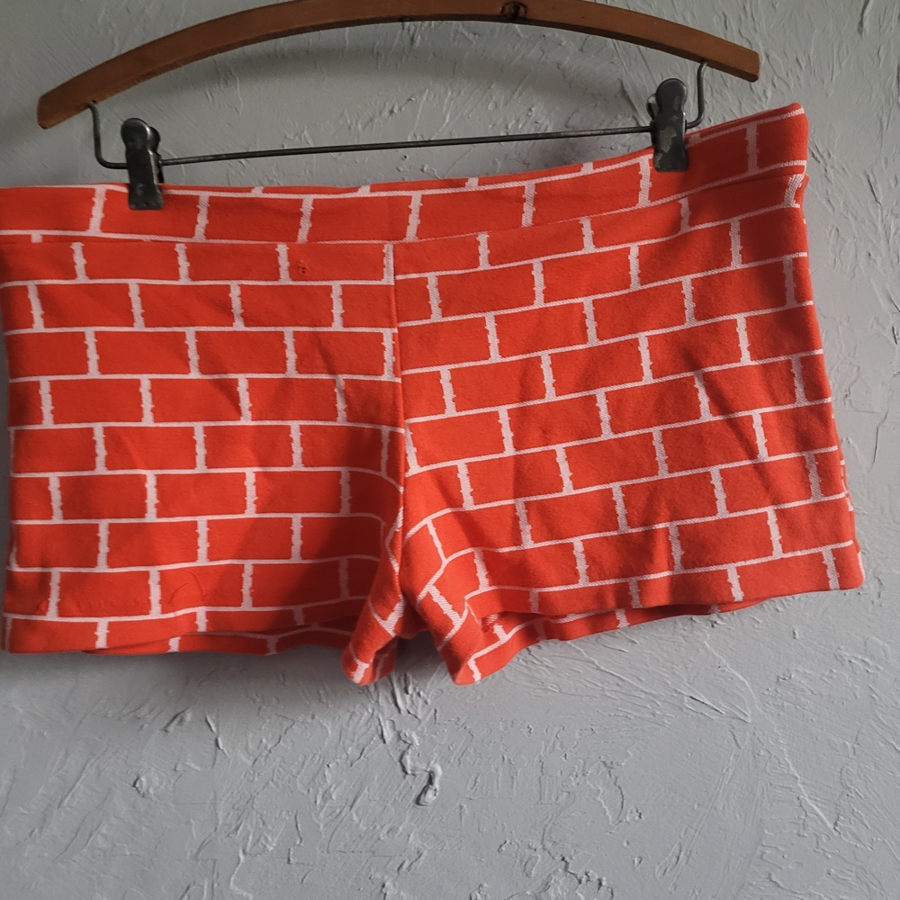Brick Patterned Women's Shorts